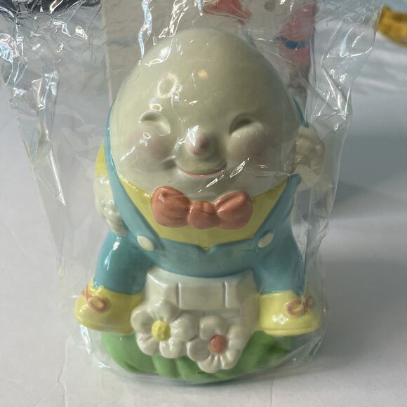 Vintage Avon Humpty Dumpty Hand Painted Bank 1982 New In Box - Picture 2 of 10